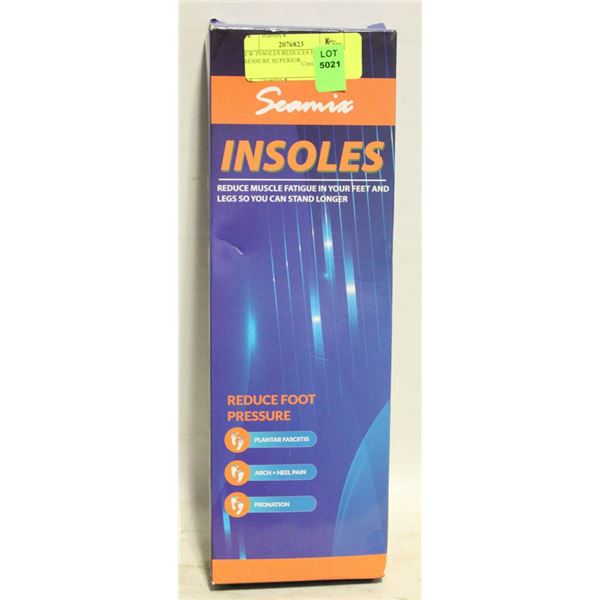 NEW INSOLES REDUCES FOOT PRESSURE SUPERIOR