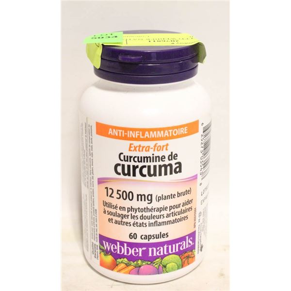 NEW SEALED WEBBER NATURAL TURMERIC