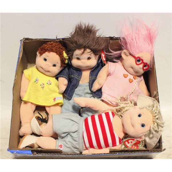 4 TY BEANIE KIDS/BOPPERS