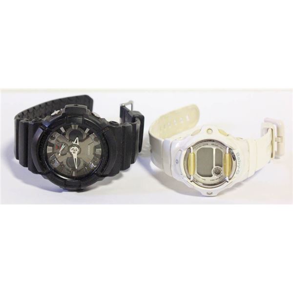 2 - G SHOCK WATCHES - NEED BATTERIES