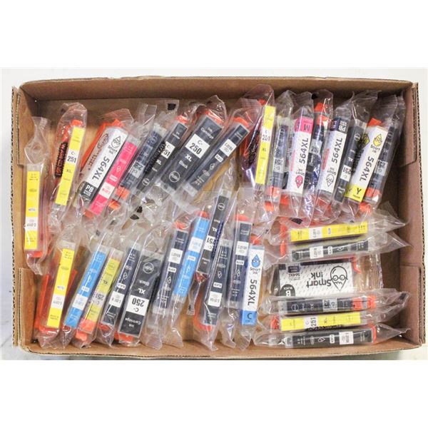LOT OF UNUSED PRINTER TONER ASSORTED LOT