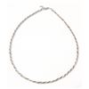 Image 1 : VINTAGE SILVER TONED SPRING NECKLACE