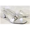 Image 1 : NEW SIZE 8 1/2 WOMENS SILVER SHOES BY