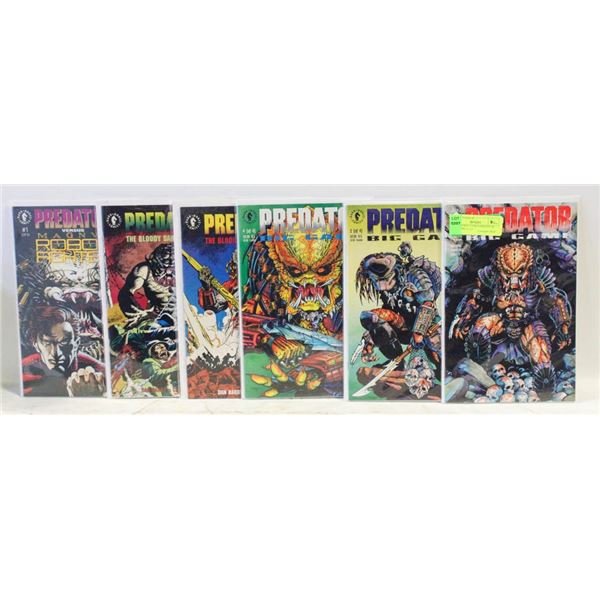 DARKHORSE COMICS PREDATOR BIG GAME #1,2,4