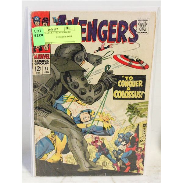 MARVEL COMICS THE AVENGERS #37 1967