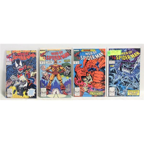 MARVEL COMICS WEB OF SPIDER MAN #40,47,60,95