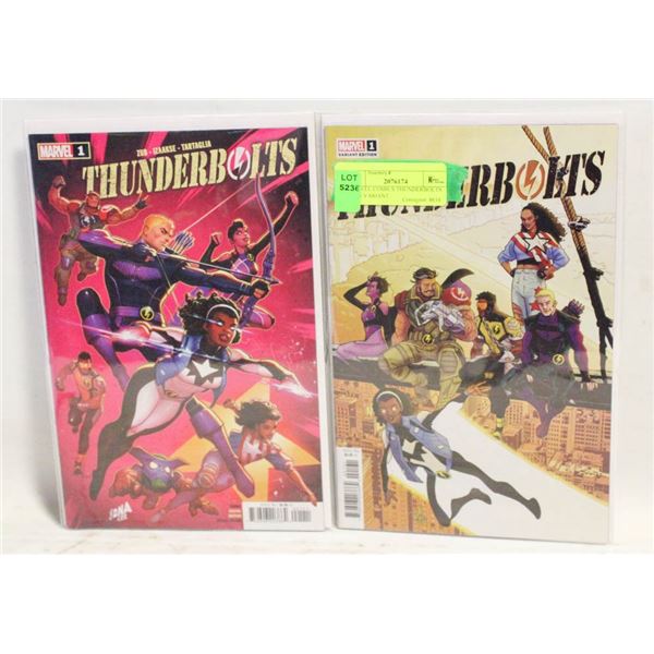 MARVEL COMICS THUNDERBOLTS #1, #1 VARIANT