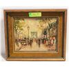 Image 1 : ANTIQUE FRAMED ART SIGNED ANTOINE BLANCHARD
