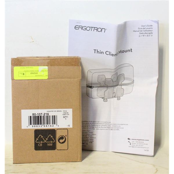 NEW ERGOTRON THIN CLIENT MOUNT