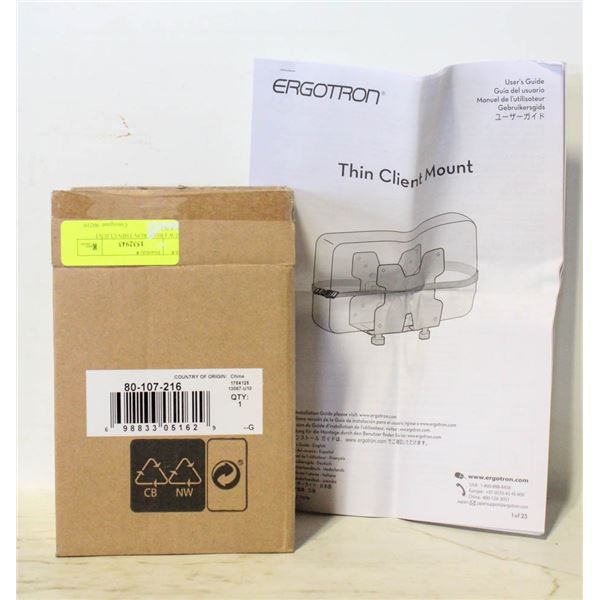 NEW ERGOTRON THIN CLIENT MOUNT