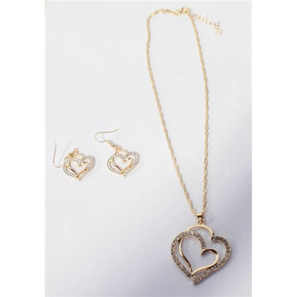 3PCS NECKLACE INFINITY HEART PENDANT,