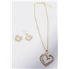 Image 1 : 3PCS NECKLACE INFINITY HEART PENDANT,