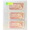 Image 1 : LOT OF 3 $2 DOLLAR BILLS