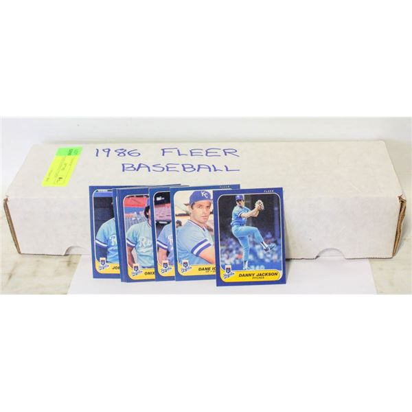 1986 FLEER BASEBALL CARDS