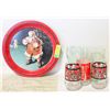 Image 1 : COCA-COLA SERVING TRAY WITH 5 DRINKWARE