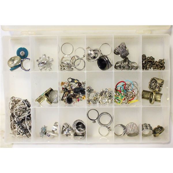 LADIES RINGS  - MATERIALS UNKNOWN