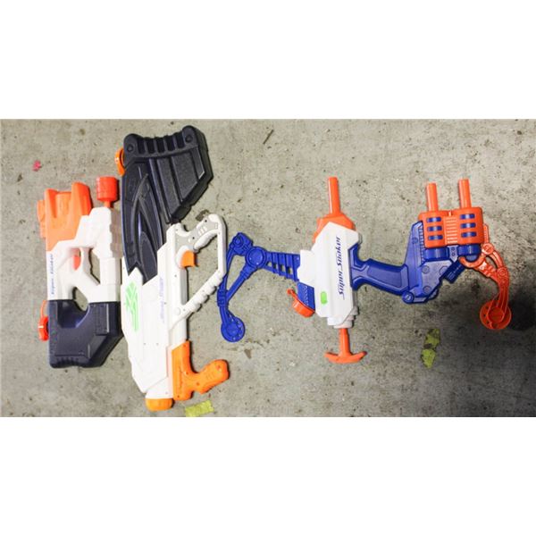 3X SUPER SOAKER WATER GUNS