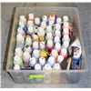 Image 1 : OVER 50 CRAFT PAINTS PLUS LOADS OF BRUSHES
