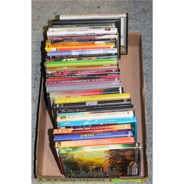 FLAT OF GOSPEL DVDS