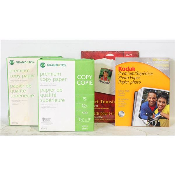 100 SHEETS PREMIUM PHOTO PAPER/1000 SHEETS OF