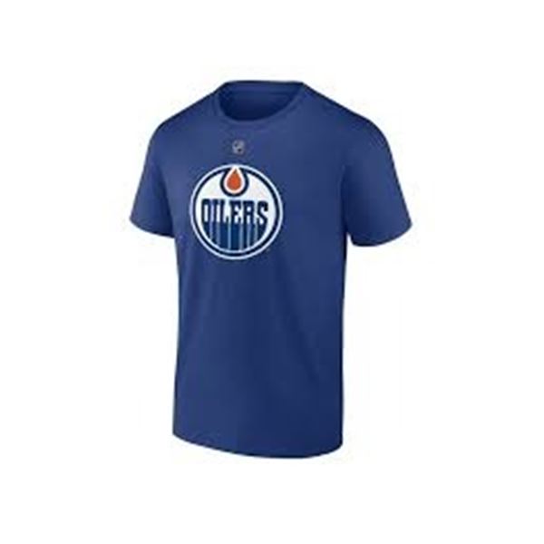 NEW NHL LARGE EDMONTON OILERS BLUE T-SHIRT