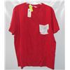 Image 1 : NEW MENS XL REDSHORT SLEEVE TOP WITH TAGS