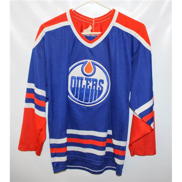 VINTAGE OILERS JERSEY LADIES SZ 10