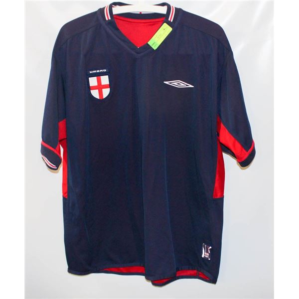 AUTHENTIC ENGLAND SOCCER JERSEY