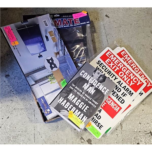 BOX OF NEW UNCLAIMED MERCHANDISE