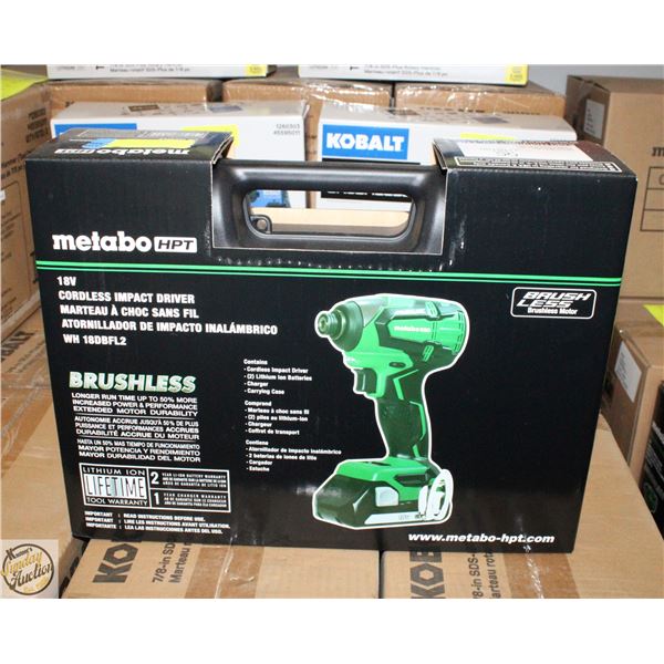 BRAND NEW METABO HPT 18VOLT CORDLESS IMPACT DRIVER