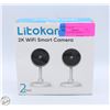 LITOKAM 2K WIFI SMART CAMERA 2PK