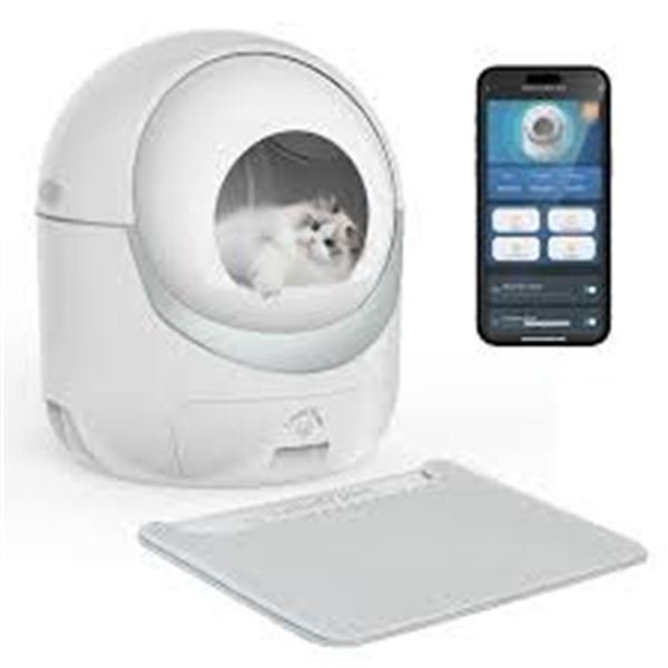 NEWLY ASSEMBLED LUBADI PAW SELF-CLEANING CATLITTER