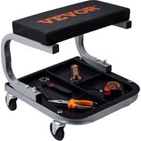 NEW VEVOR ROLLING CREEPER SHOP SEAT MECHANIC STOOL