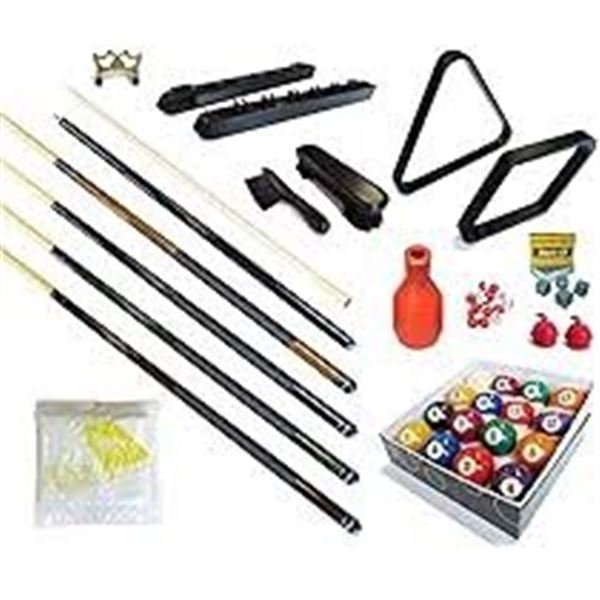 NEW POOL TABLE-PREMIUM BILLIARD CUE STICKS SET