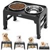 Image 1 : NEW COMESOON ADJUSTABLE ELEVATED PET BOWLS