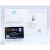Image 2 : #2897-1.00 CT GRA CERTIFIED ROUND BRILLIANT