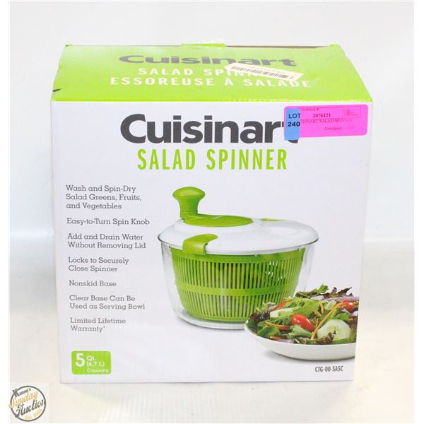 5 QT CUISINART SALAD SPINNER