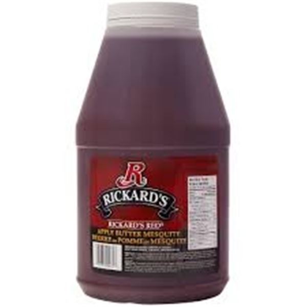 NEW 4L RICKARDS RED APPLE BUTTER MESQUITE SAUCE