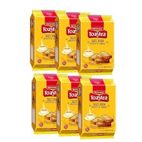 NEW 6 X 610G BRITANNIA TOASTEA SUJI RUSK