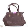 Image 1 : NEW CAPRESE DARK PURPLE LEATHER BAG