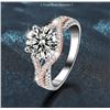 Image 1 : 2 CT GRA CERTIFIED ROUND BRILLLIANT MOISSANITE 925S