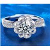 Image 1 : 1 CT GRA CERTIFIED ROUND BRILLLIANT MOISSANITE 925S