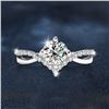 Image 2 : 1 CT GRA CERTIFIED ROUND BRILLLIANT MOISSANITE 925S