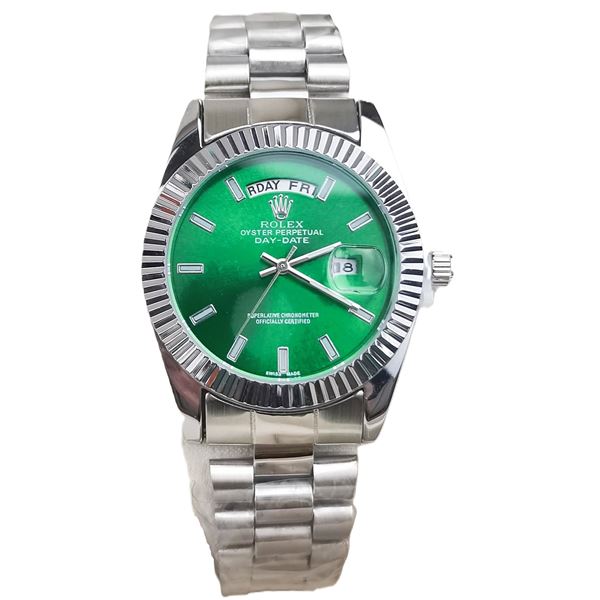 NEW REPLICA R0LEX "DAY DATE" QUARTZ WATCH