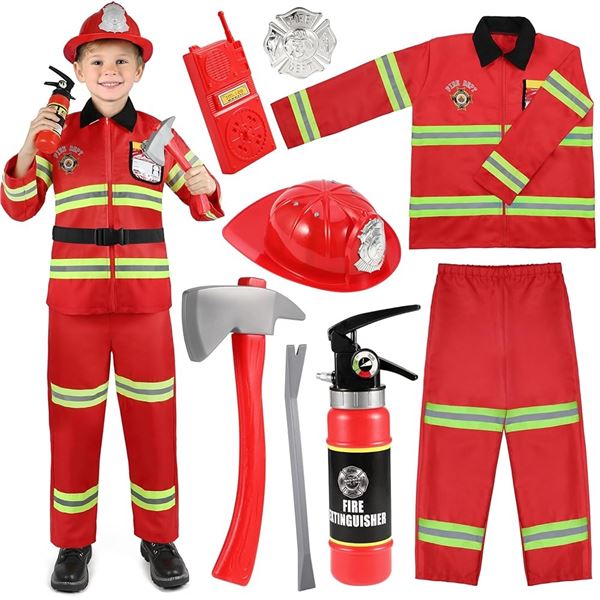 NEW WITH BOX GIFTINBOX FIREFIGHTER ROLE PLAY SET