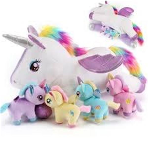 NEW GNOMANTIC UNICORNS MOMMY WITH 4 BABIES