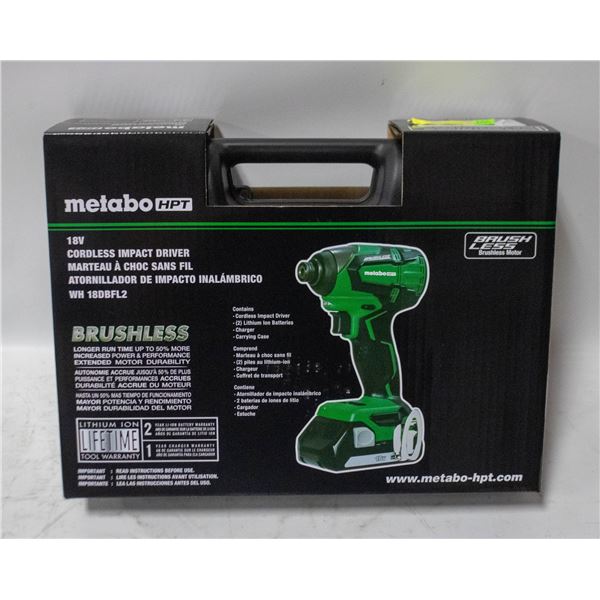 BRAND NEW METABO HPT 18VOLT CORDLESS IMPACT DRIVER