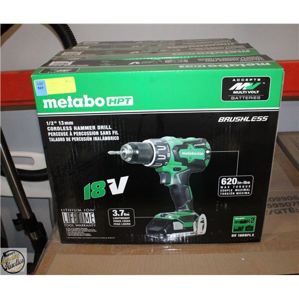 BRAND NEW METABO 18V HPT HAMMER DRILL KIT