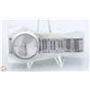 Image 1 : NEW MICHAEL KORS SILVER ION-PLATED CHRONO
