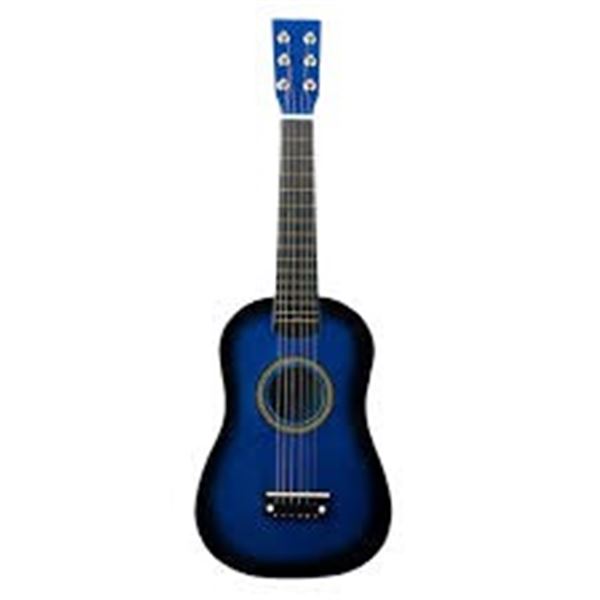 NEW 23 INCH WOODEN GUITAR BASSWOOD 6 BLUE